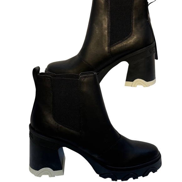 Sorel Brex Heel Chelsea Boots Womens 9.5 Boho Indie Grunge Retro Whimsygoth New - Picture 1 of 13